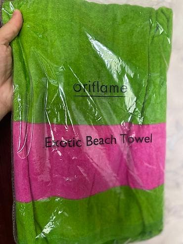 Çimərlik Yeni rəng - Yaşıl Pambıq Dəsmal