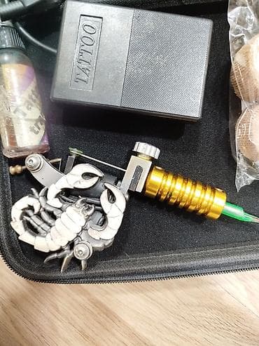 Tattoo aparatı dəsti heçbir problemi yoxdur İdeal işleyir kölgələr və