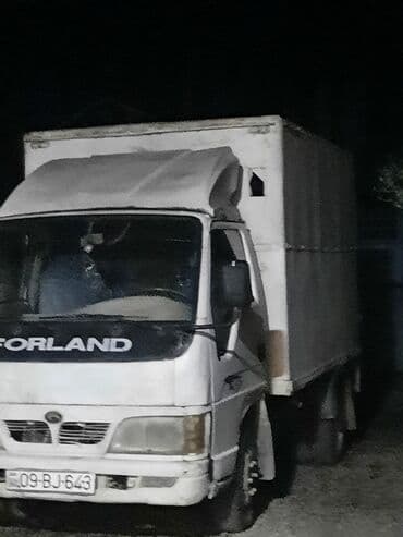 Forland yük avtomobili – qapalı kuzovlu Xüsusiyyətlər: - Marka/model
