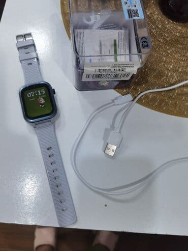 elektron saat oyrənmək: İşlənmiş, Smart saat, Smart, Suya davamlı, rəng - Boz — 3