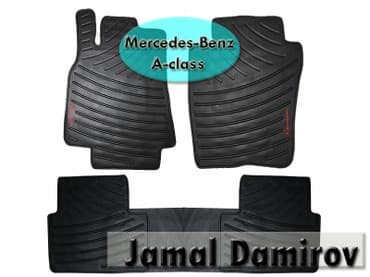 mersedes disk təkər: Mercedes Benz A-class üçün silikon ayaqaltilar. Силиконовые коврики — 1