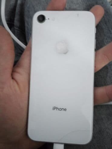 IPhone 8, 64 GB, Ağ, Barmaq izi, Face ID