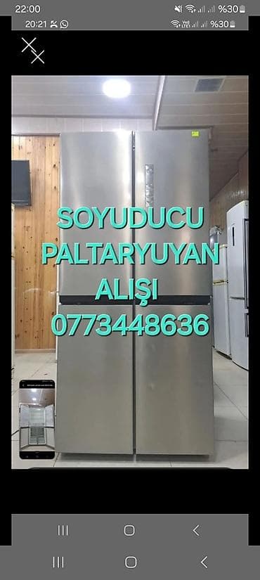 Soyuducu ve paltar yuyan alışı satşı etraflı şekilerin prablemlerini