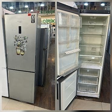 hotpoint ariston soyuducu: İşlənmiş 2 qapılı Hotpoint Ariston Soyuducu Satılır, rəng - Gümüşü — 1