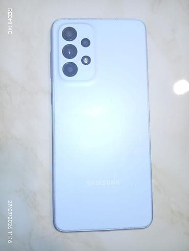 чехол samsung s: Samsung Galaxy A33 5G, 128 ГБ, цвет - Синий, Отпечаток пальца — 1