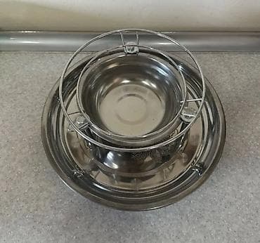 Manqallar, qrillər, barbekyu: Saclar və kabab malları satılır.Yenidir. Saç ici satılır.Ayaqaltılığı — 1