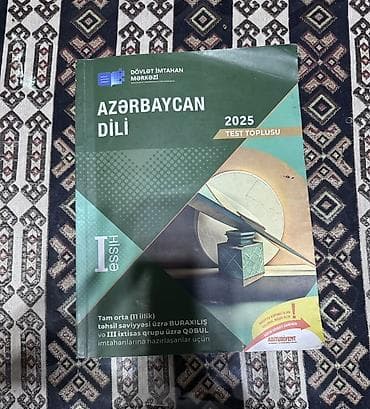 Məhsul: “Azərbaycan dili – 2025 Test Toplusu”, I hissə Göründüyü kimi