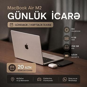 💻 MacBook almağa pulun, model araşdırmağa isə vaxtın yoxdu? Layihən