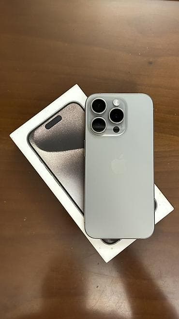iphone 5 's: IPhone 15 Pro, 128 GB, Gümüşü — 1