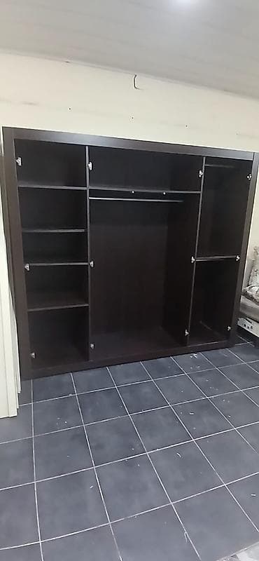 Yataq otağı üçün mebel dəsti - 4 qapılı iri paltar şkafı: orta — 6
