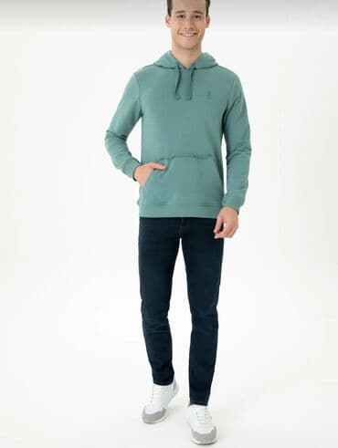 türkiyənin kişi cemperləri: Svitşot, U.S. Polo Assn, M (EU 38), rəng - Yaşıl — 3