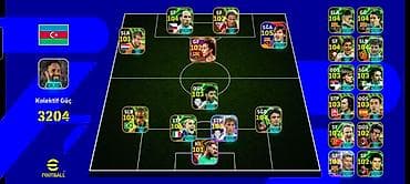 EFootball mobil/PC üçün hesab – güclü komanda və dərin heyət -