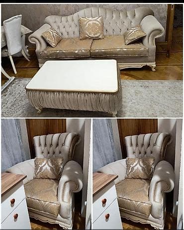 Divan, 2 kreslo, Jurnal masası