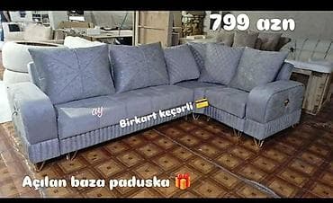 kunc divan: Künc divan, Qonaq otağı üçün, Parça, Bazalı, Açılan, Kitab — 3