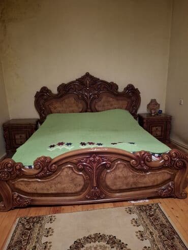 Çarpayılar: İşlənmiş, İkinəfərlik çarpayı, Bazalı, Matrassız, Siyirməsiz, Malayziya — 3