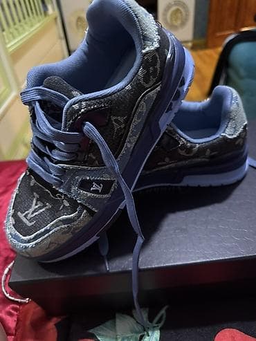 Louis Vuitton Trainer Denim krossovkalar - Model: LV Trainer - — 5