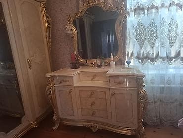 Двуспальная кровать, 2 тумбы, Б/у — 5