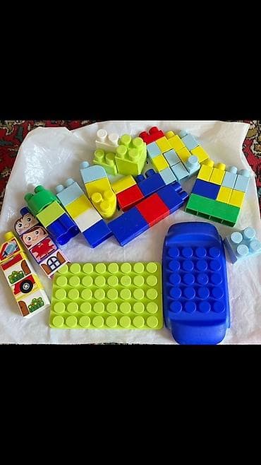 mişqa şəkilləri: Böyük ölçülü uşaq konstruktoru dəsti - Rəngarəng iri bloklardan — 2