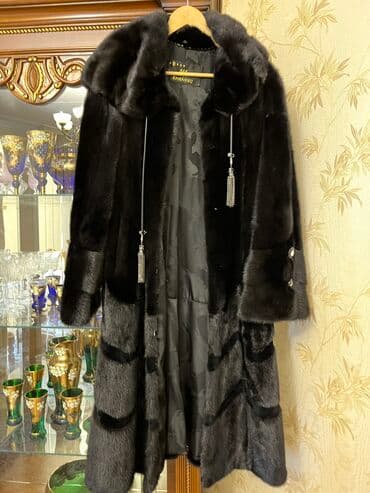 женские шлепанцы с мехом: Шуба, 3XL, цвет - Черный — 4