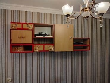 гостиная мебель: Б/у, Полка для аксуссуаров, Прямая — 1