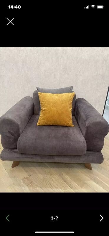 стул для пианино: İşlənmiş, Kreslo, Parça, Kredit yoxdur, Çatdırılma yoxdur — 2