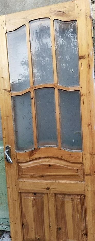 otaq qapı: Qonaq otağı üçün İşlənmiş Otaq qapısı 80x200 sm Zamok ilə, Ünvandan götürmə — 1