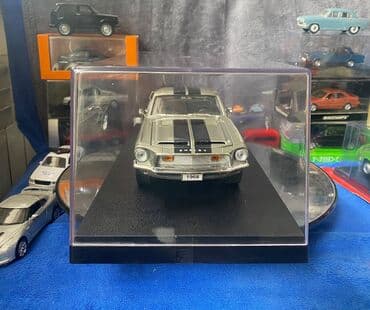 metbex tavan modelleri: Коллекционная модель SHELBY MUSTANG GT500KR silver 1968 Road — 2