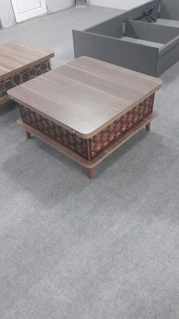 Sifarişlə ev mebeli: Kvadrat masa, Açılan, Təkərsiz, Laminat — 3