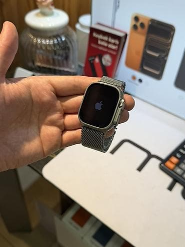 Smart saatlar: Smart saat, Apple, Sensor ekran, rəng - Gümüşü — 1