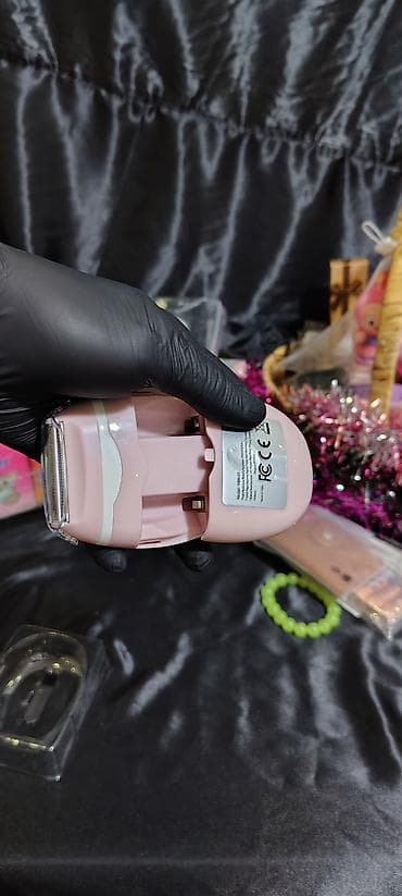 uzqirxan: Kompakt qadın elektrik üz-qol-bədən təraş aparatı - Rəng: pudra — 2