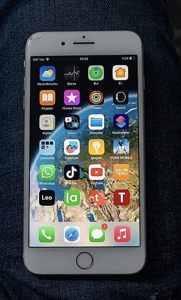 samsung tab s9: IPhone 8 Plus, 256 GB, Ağ, Qırıq — 1