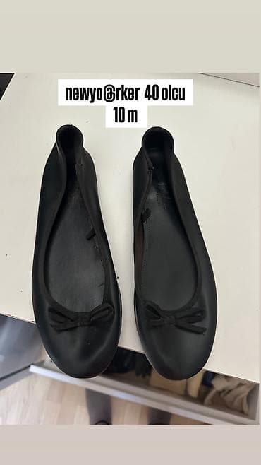izabel: Baletkalar, Zara, Ölçü: 40, rəng - Qara, Yeni — 1