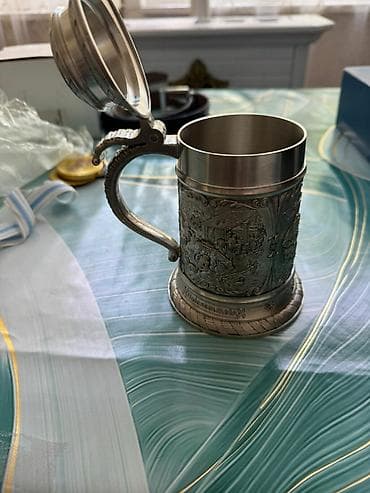 pol seki: Fincanlar, rəng - Gümüşü, Metal, 1 əd, Almaniya — 2