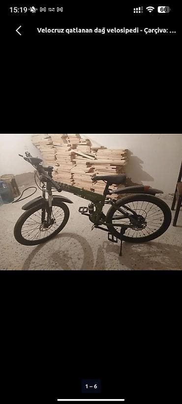 Спортивные велосипеды: Velocruz qatlanan dağ velosipedi 24lug amma ramasi boyu olmagina gore — 2