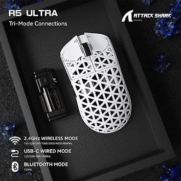 Attack Shark R5 Ultra 8000hz Yeni, qutudan çıxarılmayıb plompu