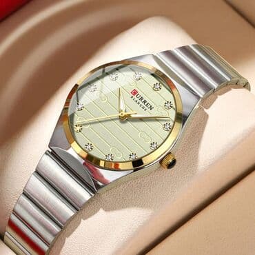 luc saati: Yeni, Qol saatı, Curren, rəng - Gümüşü — 1