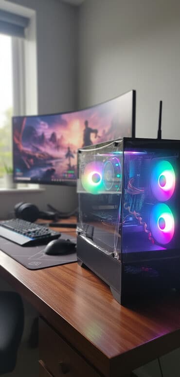 rtx 4060 ti qiymeti: Gaming Pc intel xeon 1225 i5 3470 gücündədi gts 450 ram16gb 128m2 ssd — 1