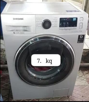 Tikiş maşınları: Nigar💚 Samsunq 7 kq 340 azn elave odenisle catdirilma var əla — 1