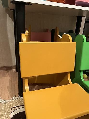 детское кресло: Rəngli uşaq stulları - Məhsul: Uşaqlar üçün sabit və təhlükəsiz — 1