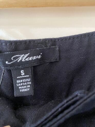 qadın paltolari: Şalvar, Mavi, S, rəng - Qara — 2