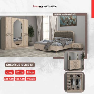 avanqart mebeller: Yeni yataq dəstləri KREDİTLƏ Yeni model ecazkar yataq dəstləri tək — 3