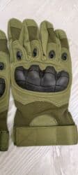 Перчатки: Taktiki Motosiklet əlcəkləri – zeytun yaşılı rəngdə. İstifadə — 8