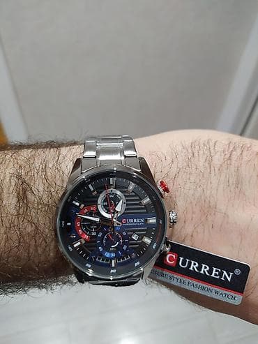 gumus sep: Yeni, Qol saatı, Curren, rəng - Gümüşü — 2