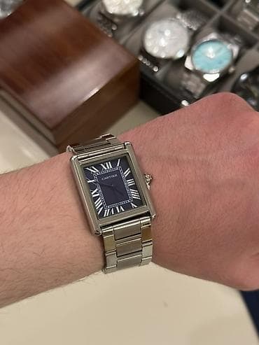 Наручные часы: Наручные часы, Cartier, цвет - Серебристый — 1