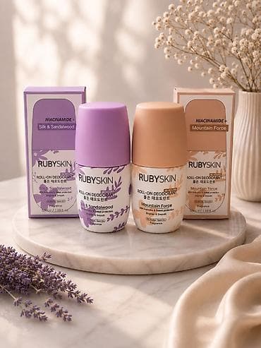 RUBYSKIN Roll-On Deodorant – niasinamidli formul - Növlər: • Silk