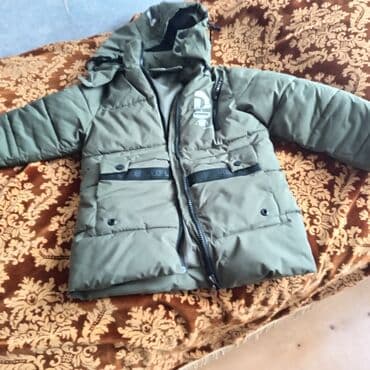 Bodi: Uşaq üçün qış gödəkçəsi - Rəng: zeytun-yaşıl (xaki) - Model: qalın — 3