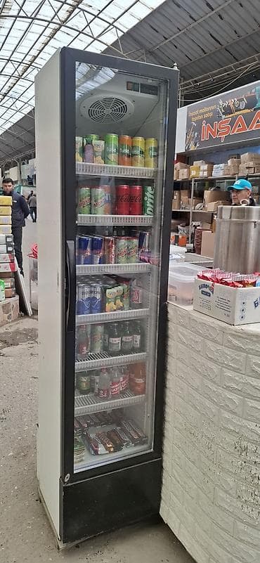 sok soyuducu: Ticarət soyuducusu – şüşə qapılı, dik model - İctimai iaşə və — 1