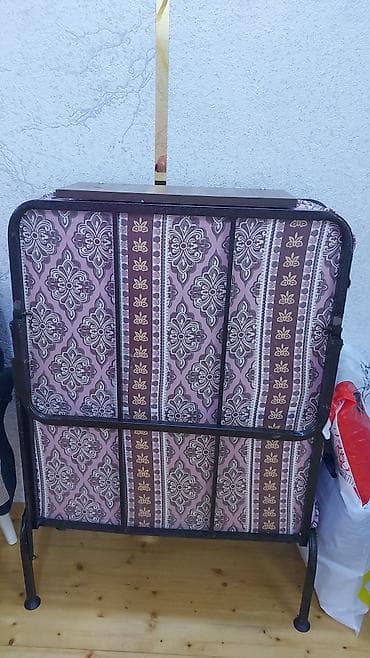 Qatlanır tək nəfərlik çarpayı - Metall karkaslı, möhkəm konstruksiya — 1