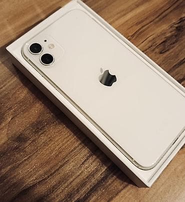 iphone xr ikinci el: IPhone 11, 128 GB, Ağ, Face ID — 1