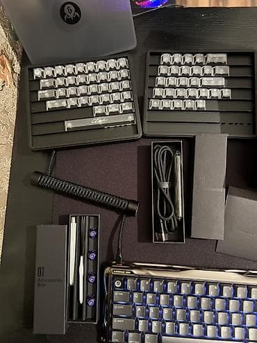 komputer adapter: GravaStar mekanik klaviatura seti 2 gün dü alınıb tecili pula — 1